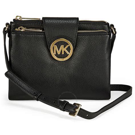 michael kors fulton handbag gunmetal|Michael Kors fulton crossbody bag.